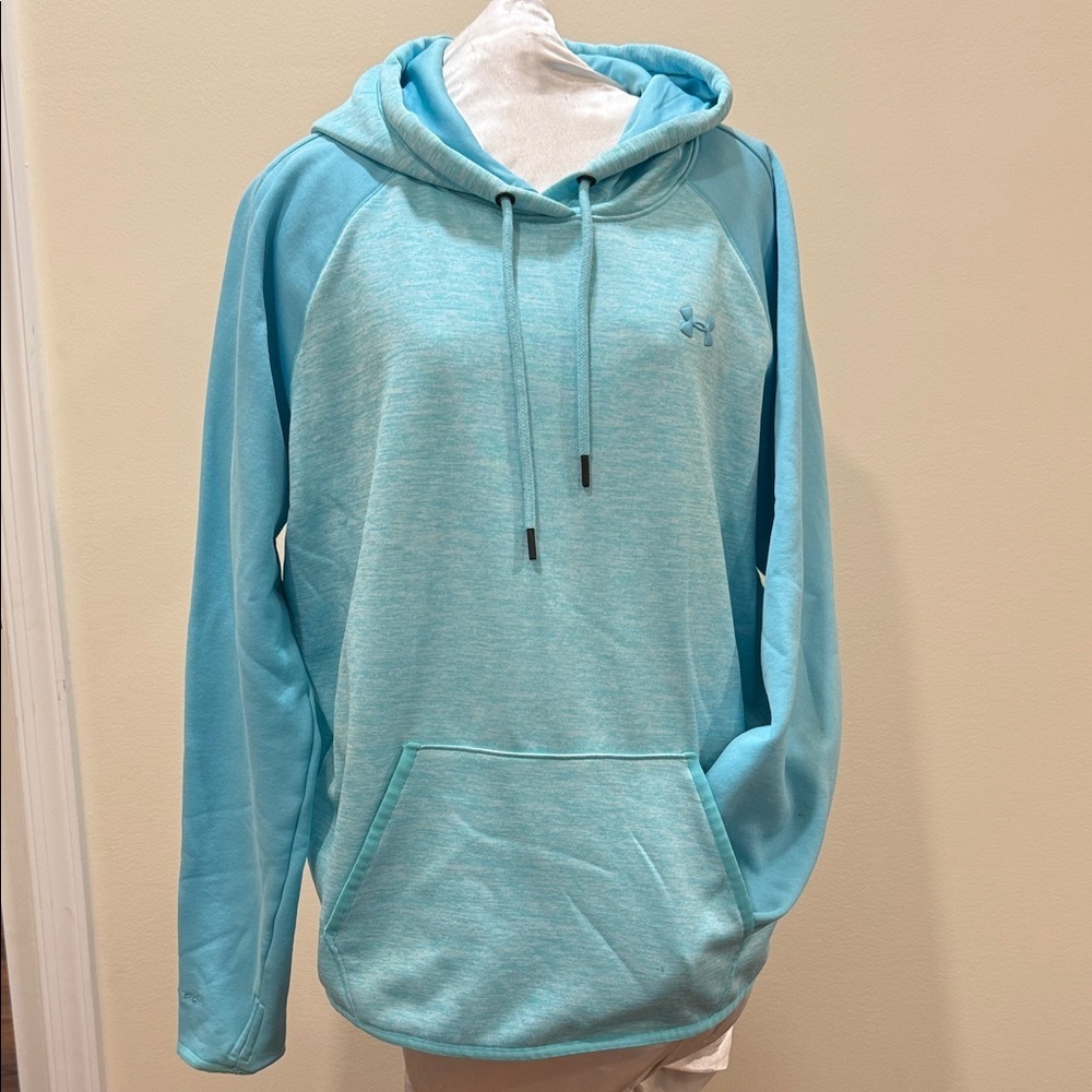 Under Armour Women’s Light Blue Coldgear Hoodie (sz XLg)
